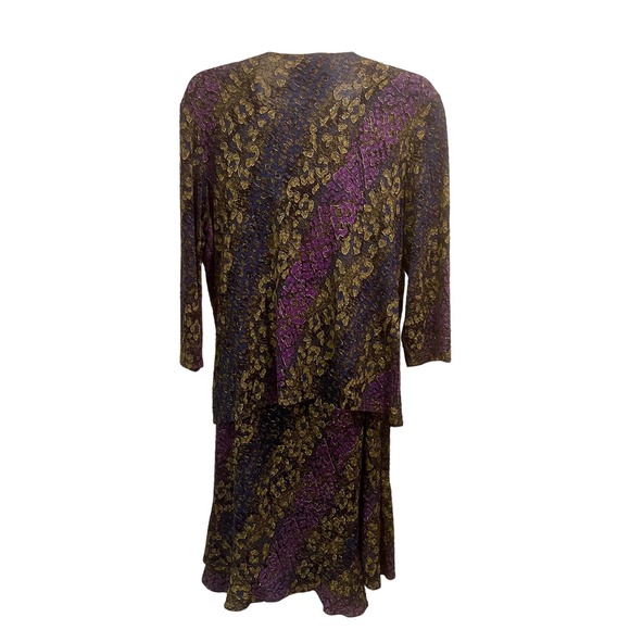 Mirasol 2-Piece Set Skirt & Top Y2K Womens Sz Large Multicolor Floral .01#S-1421 - Picture 2 of 9